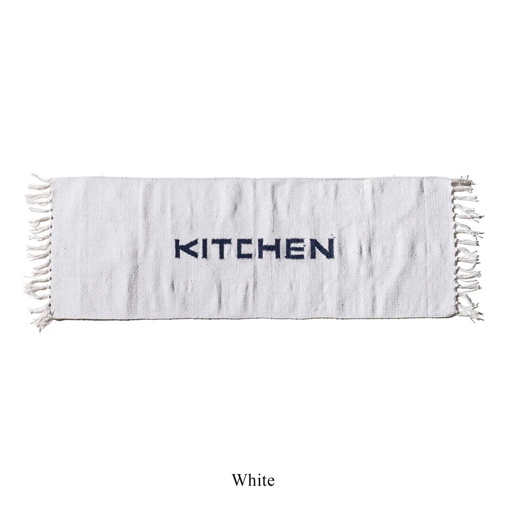 Handloomed Recycle Yarn - Kitchen Rug
