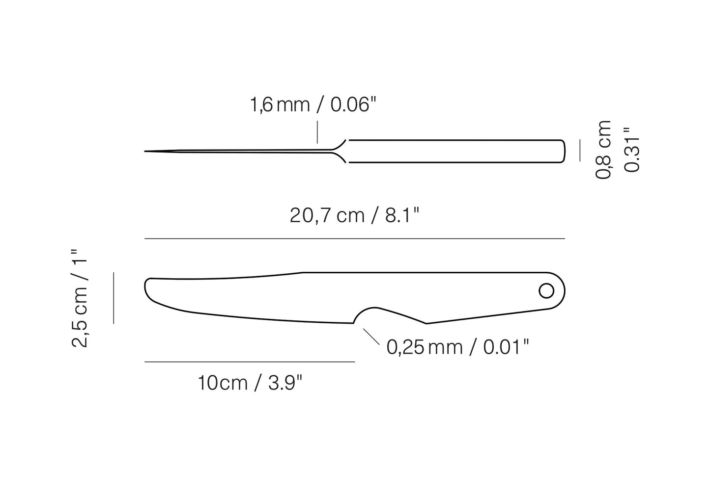 Serrated Knife SRK10