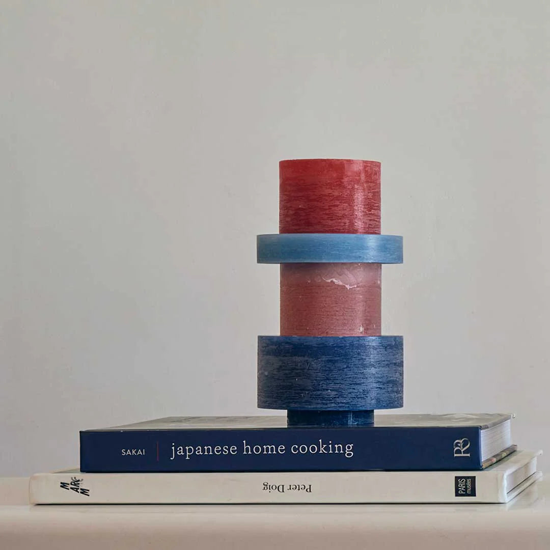 Candl Stack 04 - Red & Blue
