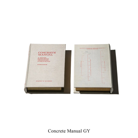 Empty Book - Concrete Manual (Grey)