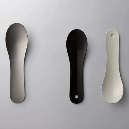 Saro Chinese Spoon Black Enamelled