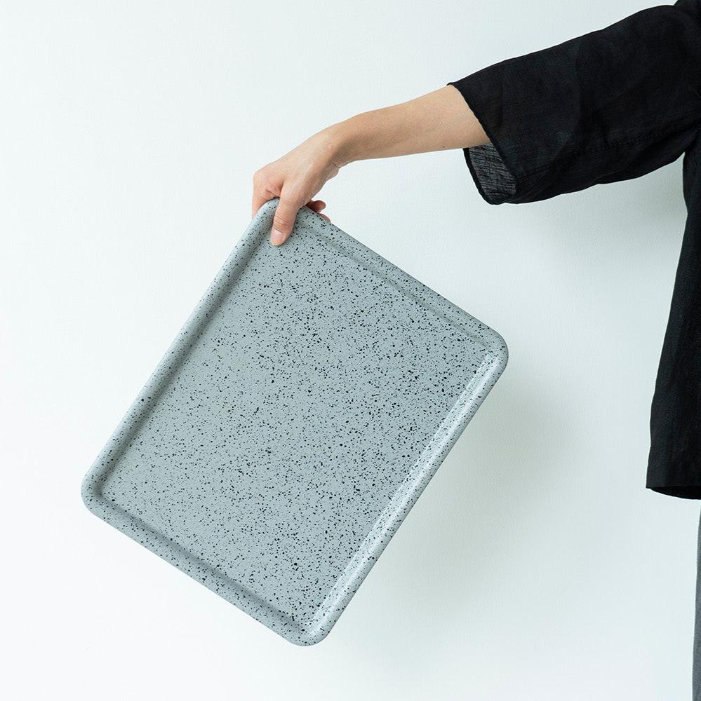 Non-slip Tray Dk Green