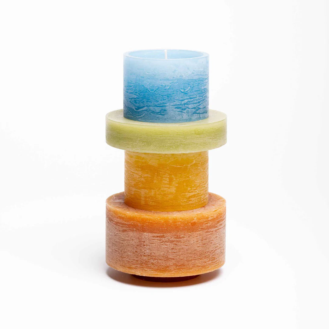 Candl Stack 04 - Brown & Blue