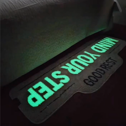 Tufty Luminous Mat - Mind Your Step