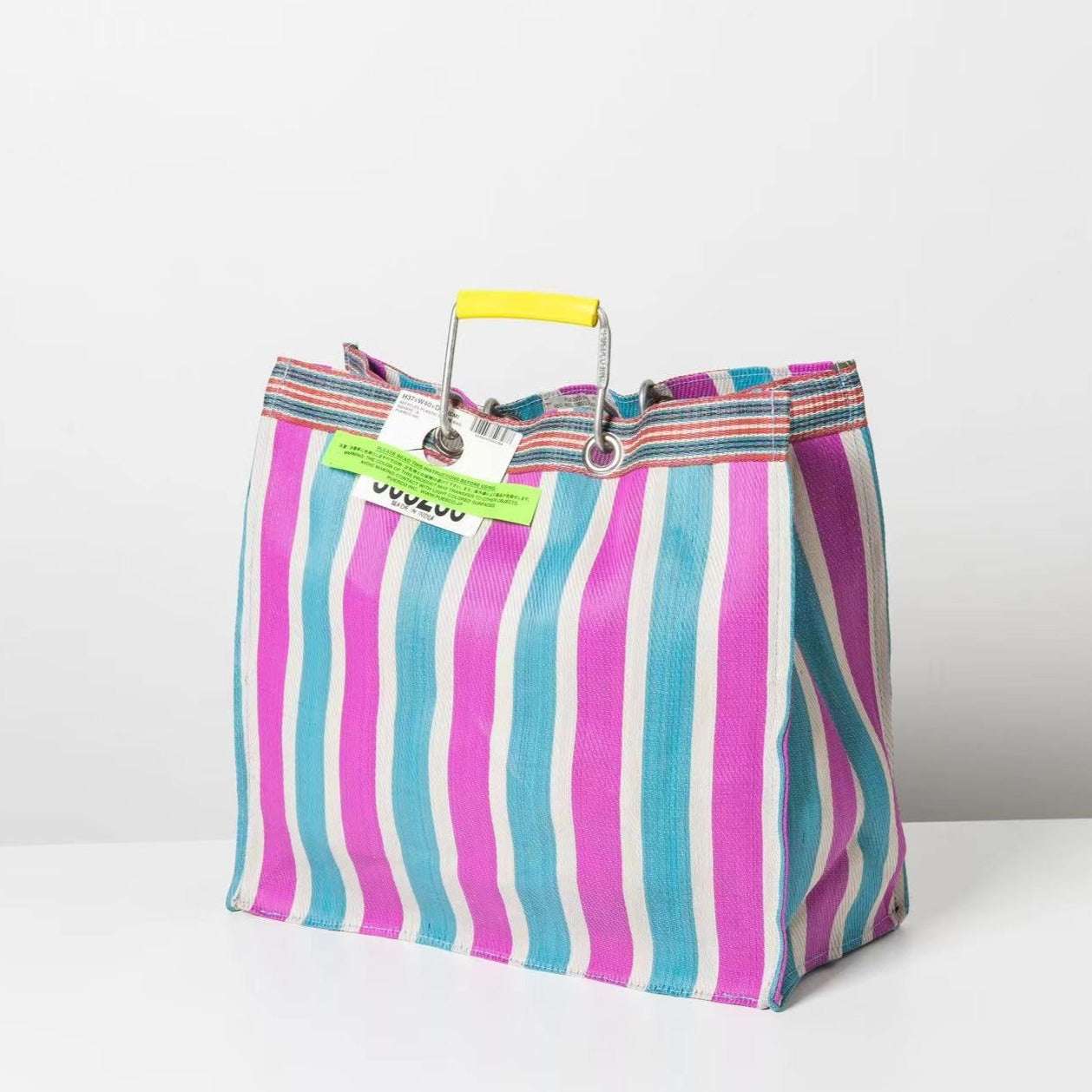 Recycled plastic clearance beach bag