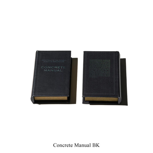 Empty Book - Concrete Manual (Black)